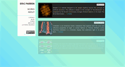 Desktop Screenshot of ericparren.net
